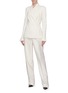 Figure View - Click To Enlarge - ZAID AFFAS - Straight leg wool-blend pants