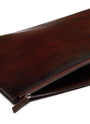 Detail View - Click To Enlarge - MAGNANNI - 'Portfolio' calfskin leather document holder