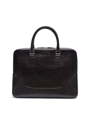 Main View - Click To Enlarge - MAGNANNI - 'Business' calfskin leather briefcase