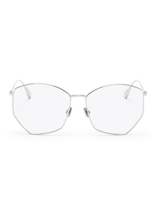 Main View - Click To Enlarge - DIOR - 'Dior Stellaire 4' metal geometric optical glasses