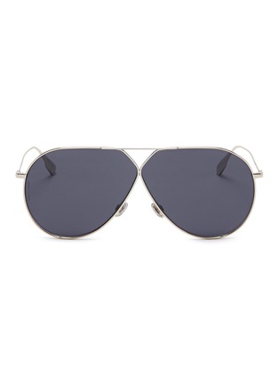 Main View - Click To Enlarge - DIOR - 'Dior Stellaire 3' cutout bridge metal aviator sunglasses