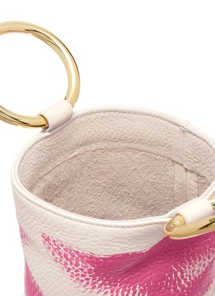 Detail View - Click To Enlarge - SIMON MILLER - 'Bonsai 15cm' paint stroke leather bucket bag