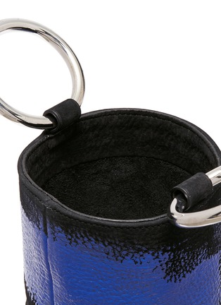 Detail View - Click To Enlarge - SIMON MILLER - 'Bonsai 15cm' paint stroke leather bucket bag
