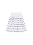 Main View - Click To Enlarge - ALAÏA - Wavy stripe embroidered knit flared skirt