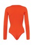 Figure View - Click To Enlarge - ALAÏA - Round neck knit bodysuit