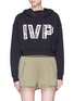 Main View - Click To Enlarge - IVY PARK - 'IVP' logo print cropped hoodie