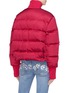 Back View - Click To Enlarge - ALEXANDER MCQUEEN - High neck down puffer bomber jacket