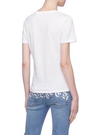 Back View - Click To Enlarge - ALEXANDER MCQUEEN - Botanical graphic print T-shirt