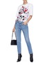 Figure View - Click To Enlarge - ALEXANDER MCQUEEN - Skull floral print T-shirt