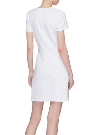 Back View - Click To Enlarge - VICTORIA, VICTORIA BECKHAM - Gathered front T-shirt dress