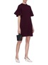 Figure View - Click To Enlarge - VICTORIA, VICTORIA BECKHAM - Flared ruffle sleeve wool ottoman knit dress