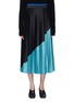 Main View - Click To Enlarge - VICTORIA, VICTORIA BECKHAM - Colourblock pleated skirt
