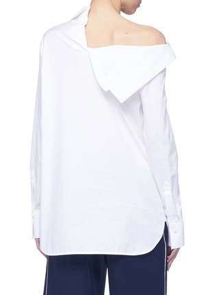 Back View - Click To Enlarge - VICTORIA, VICTORIA BECKHAM - One-shoulder shirt