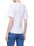 Back View - Click To Enlarge - VICTORIA, VICTORIA BECKHAM - Ruched drape front T-shirt