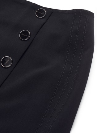 Detail View - Click To Enlarge - VICTORIA, VICTORIA BECKHAM - Button wrap skirt