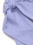 Detail View - Click To Enlarge - VICTORIA, VICTORIA BECKHAM - Sash drape stripe shirt dress