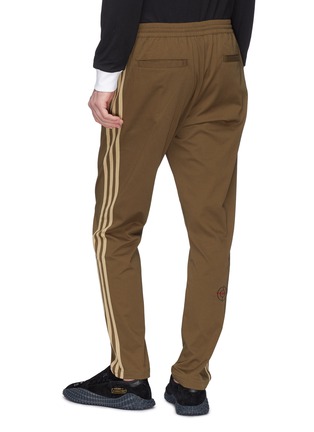 Back View - Click To Enlarge - ADIDAS X NEIGHBORHOOD - 3-Stripes outseam pintucked twill track pants