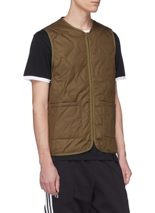 Detail View - Click To Enlarge - ADIDAS X NEIGHBORHOOD - Two-in-one Primaloft® padded vest and retractable hood jacket