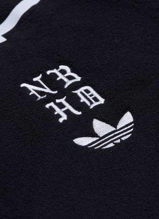  - ADIDAS X NEIGHBORHOOD - Logo print 3-Stripes sleeve fleece sweatshirt