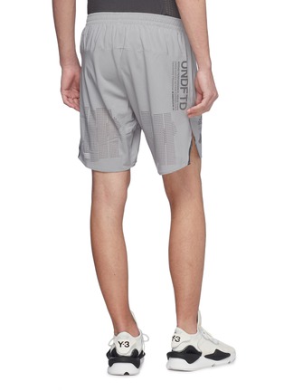 Back View - Click To Enlarge - ADIDAS X UNDEFEATED - 'Ultra LTD' perforated panel Climalite® running shorts