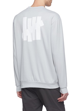Back View - Click To Enlarge - ADIDAS X UNDEFEATED - Logo print Climalite® sweatshirt