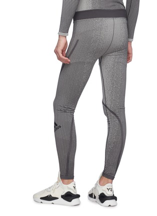 Back View - Click To Enlarge - ADIDAS X UNDEFEATED - Alphaskin knit performance leggings