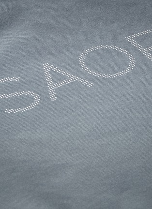 - ISAORA - 'Circuit' reflective logo print contrast trim performance sweatshirt