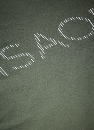  - ISAORA - 'Perfect' reflective logo print T-shirt