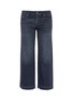 Main View - Click To Enlarge - SIMON MILLER - Let-out cuff paint stroke cropped culotte jeans