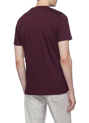 Back View - Click To Enlarge - DENHAM - Logo print T-shirt