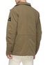 Back View - Click To Enlarge - DENHAM - 'Trecco' retractable hood padded shirt jacket