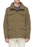 Main View - Click To Enlarge - DENHAM - 'Trecco' retractable hood padded shirt jacket
