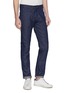 Front View - Click To Enlarge - JASON DENHAM COLLECTION - 'Razor' slim fit selvedge jeans