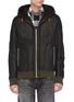 Main View - Click To Enlarge - MR & MRS ITALY - Hooded sheepskin shearling bomber jacket