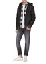 Figure View - Click To Enlarge - MR & MRS ITALY - Hooded sheepskin shearling bomber jacket