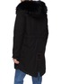 Back View - Click To Enlarge - MR & MRS ITALY - Murmasky trim hood rabbit fur lined parka