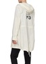 Back View - Click To Enlarge - Y-3 - Logo print hooded organic cotton parka