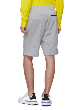 Back View - Click To Enlarge - Y-3 - Logo print sweat shorts