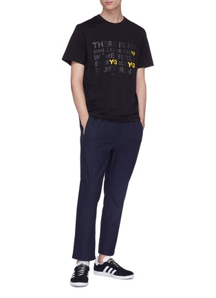 Figure View - Click To Enlarge - Y-3 - Slogan print T-shirt