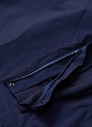  - MEANSWHILE - Zip sleeve nylon sweatshirt