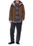 Figure View - Click To Enlarge - MEANSWHILE - Zip outseam hooded Ventile® jacket