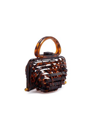 Detail View - Click To Enlarge - CULT GAIA - 'Acrylic Lilleth' caged sculptural clutch