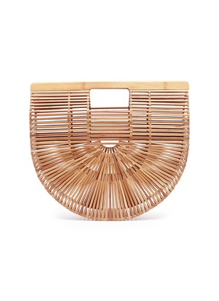 Main View - Click To Enlarge - CULT GAIA - 'Gaia's Ark' extra large bamboo caged saddle bag