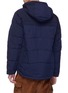 Back View - Click To Enlarge - MEANSWHILE - Hooded Primaloft® Gold taffeta down puffer jacket