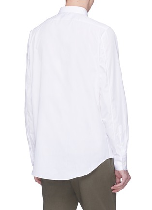 Back View - Click To Enlarge - ALEXANDER MCQUEEN - Rose embroidered shirt