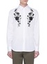 Main View - Click To Enlarge - ALEXANDER MCQUEEN - Rose embroidered shirt