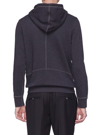 Back View - Click To Enlarge - ALEXANDER MCQUEEN - Skull graphic print hoodie