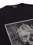  - ALEXANDER MCQUEEN - Crown skull print T-shirt