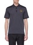 Main View - Click To Enlarge - ALEXANDER MCQUEEN - Skull badge polo shirt
