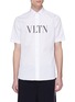 Main View - Click To Enlarge - VALENTINO GARAVANI - Logo print short sleeve shirt